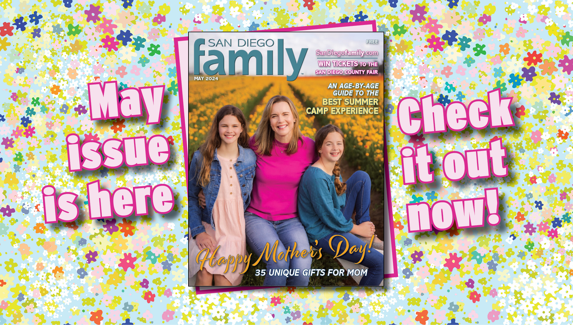 May issue of San Diego Family Magazine