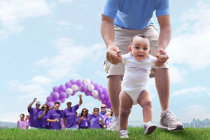 Families march together to save babies