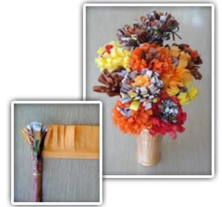 Fall Flowers Craft