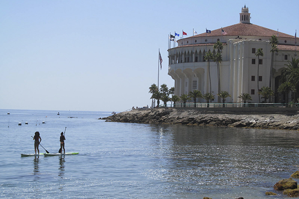Paddleboarding is just one of the many fun things to do while visiting Catalina Island.