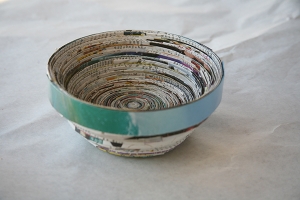 Art with Alyssa: Recycled Paper Bowl 