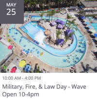 Military, Fire & Law Day at The Wave Waterpark