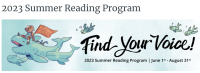 Summer Reading Program: Find Your Voice