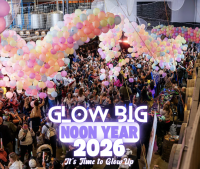 Glow BIG Noon Year “It's Time to Glow Up.” 