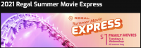 Regal Summer Movie Express