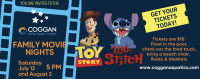 Coggan Family Dive-In Movie Night: “Lilo & Stitch.” 