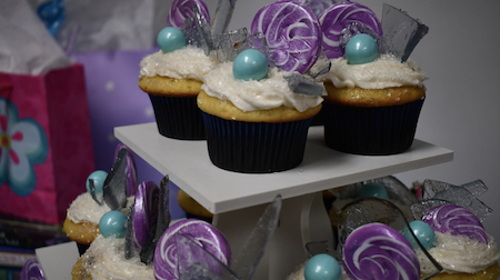 blueberry cupcakes party