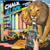 Chalk Alive Lion Hero