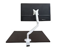 White Arm with Monitor Just Arm