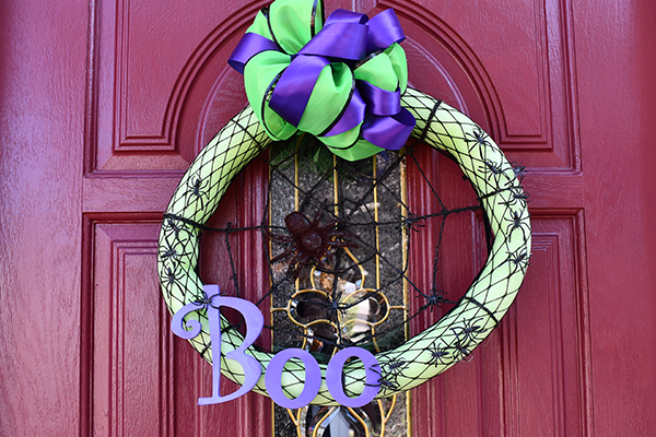 Halloween wreath 2365