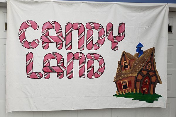 How To Make Candy Land Yard Decorations