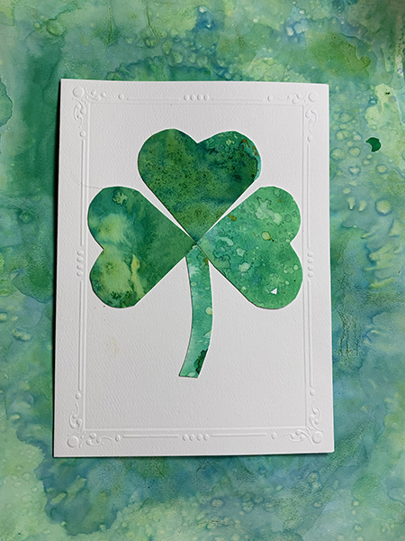 Shamrock Card WC 2399