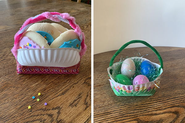 miniature Easter baskets