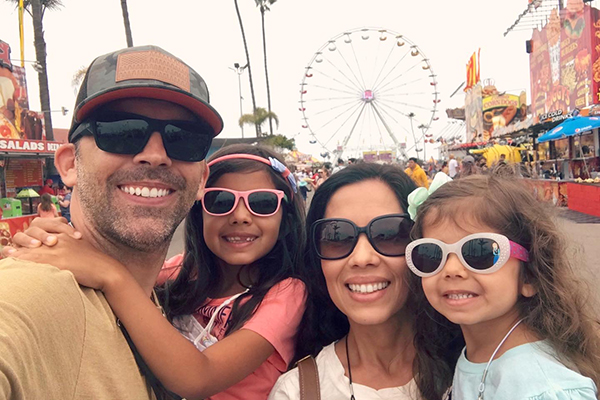 The Racine family of San Marcos having fun at the San Diego County Fair