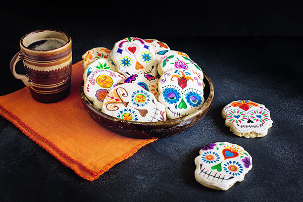 sugar skull cookies 2450