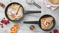 8in 10in skillet set lifestyle