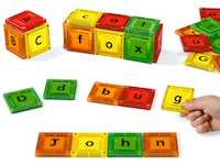 Double Sided Magnetic Letter Tiles