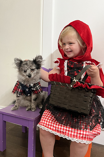 baby red riding hood