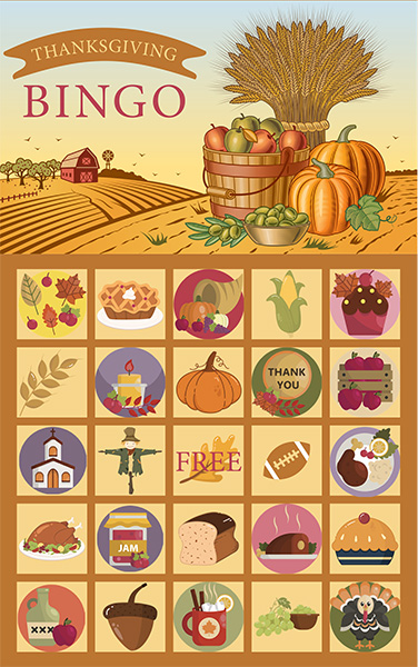 Thanksgiving Bingo