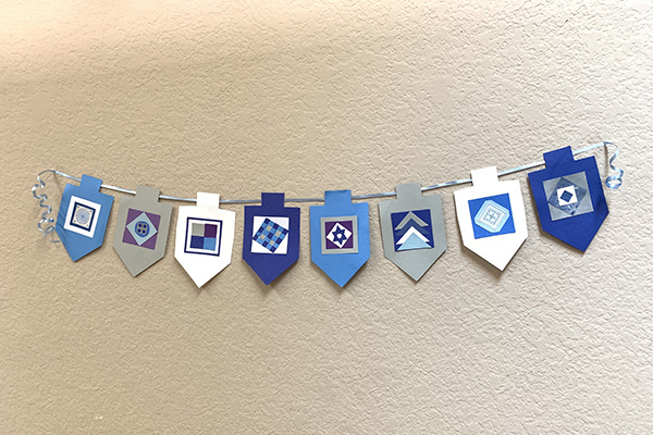 dreidel garland