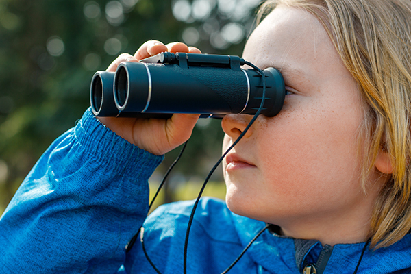 child looking through binoculars in the park boy 2022 11 02 18 19 32 utc