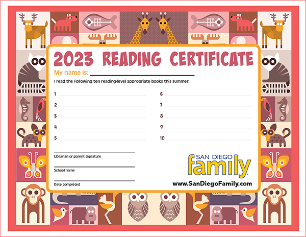 2023 Summer Reading Program  City of San Diego Official Website