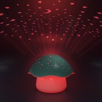 AC MAGICAL DREAMS MUSHROOM MINT 3D Render 360 FRONT NIGHT RED 1