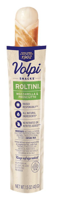 HR Volpi Snack Roltini Prosciutto Ham Straight FLT