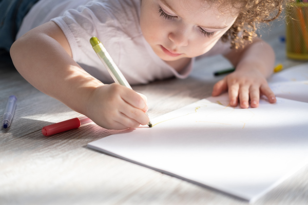 child writing 2