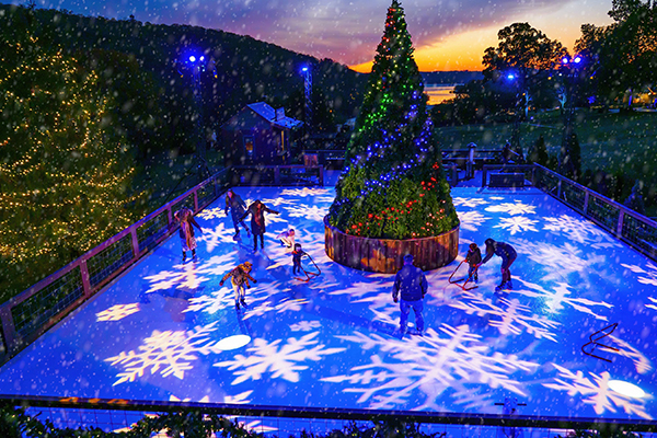 hideout Mountain Lodge Ice Skating