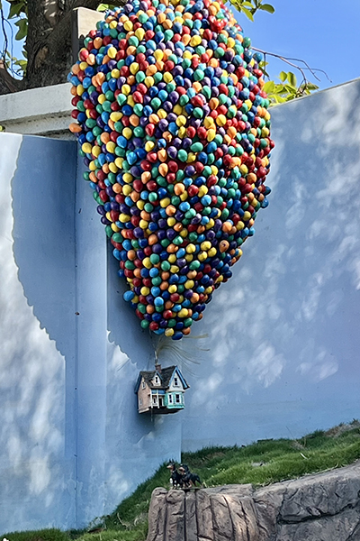 up balloons