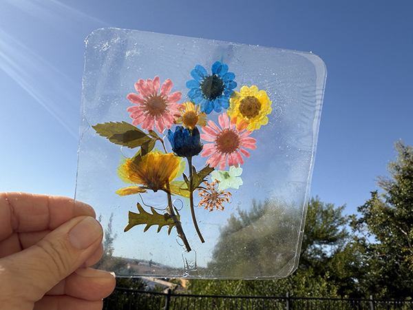 Art with Alyssa: How to Make Upcycled Flower Suncatchers
