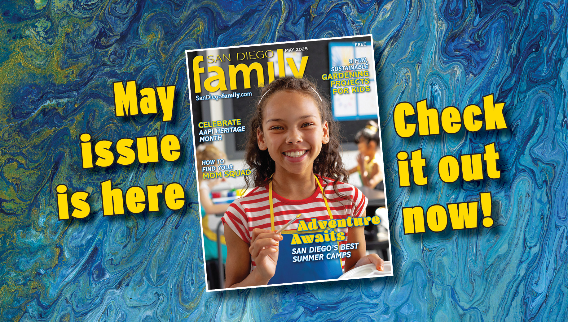 March issue of San Diego Family Magazine