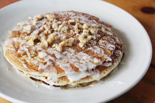 cinnamon roll pancake