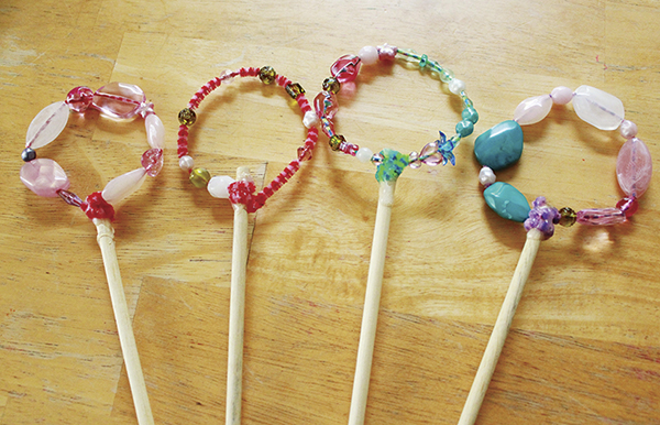 Fuzzy Stick Bubble Wands Craft