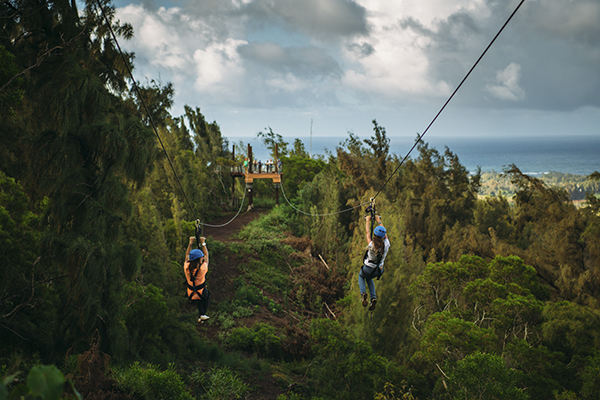 Zipline in Hawaii