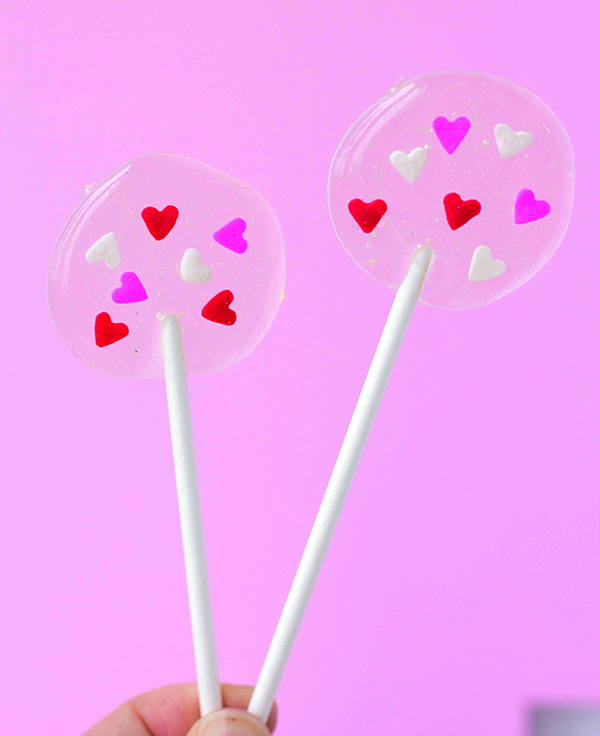 valentine's day lollipops