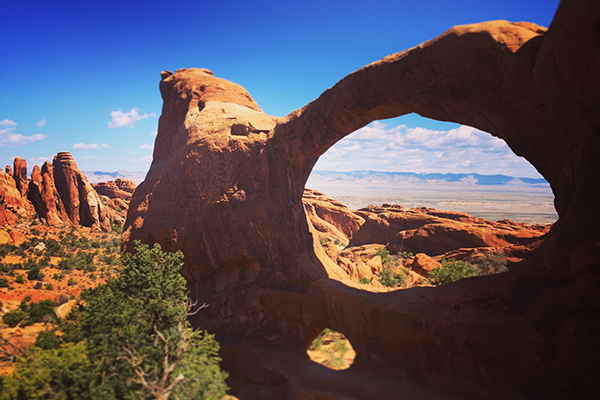 Bryce Canyon arch rock.