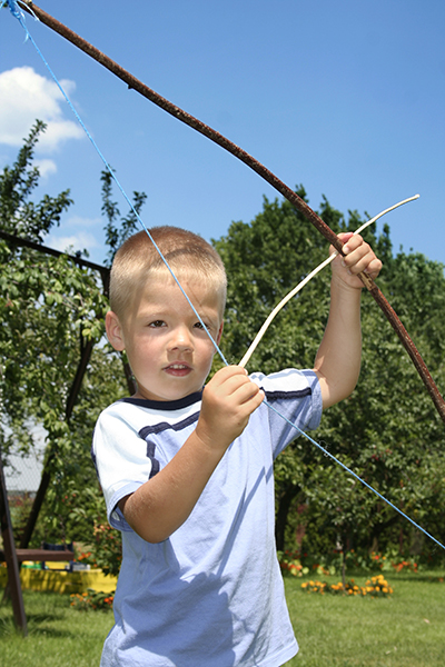 Archery done kid style!