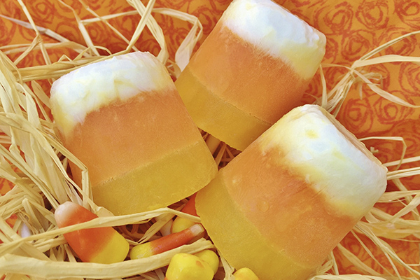 Candy Corn cupsickles, treats that can be made by you.