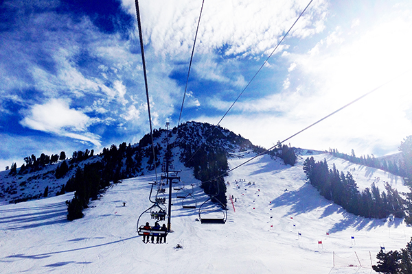 Ski lift at Mammoth.