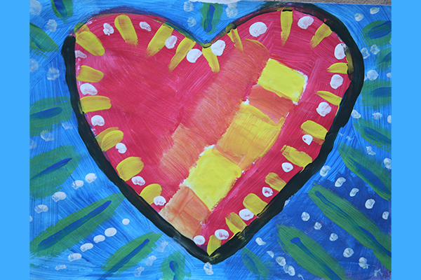 pop art heart art 3