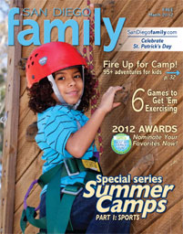 March 2012 issue: San Diego Family Magazine