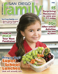 September 2011 issue: San Diego Family Magazine