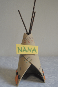 Tepee Place Marker