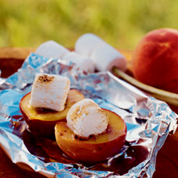 Peach Caramel S'mores