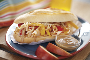Po Boy Peanut Butter Chicken Sandwich