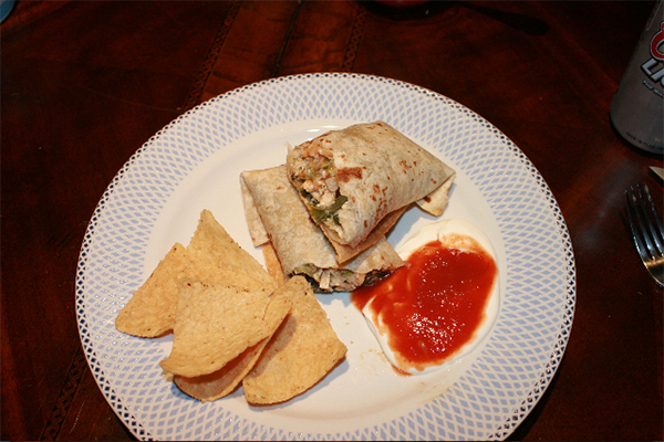 ramonas chicken and spinach burritos sm