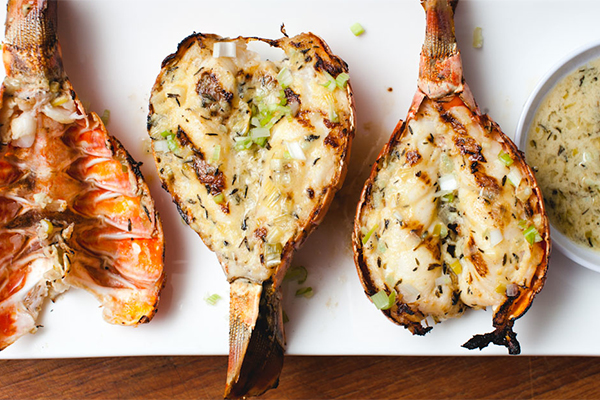 Make these yummy grilled lobster tails from Sam the Cooking guy.