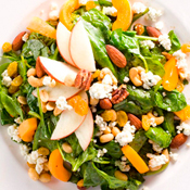 spinach nut fruit salad